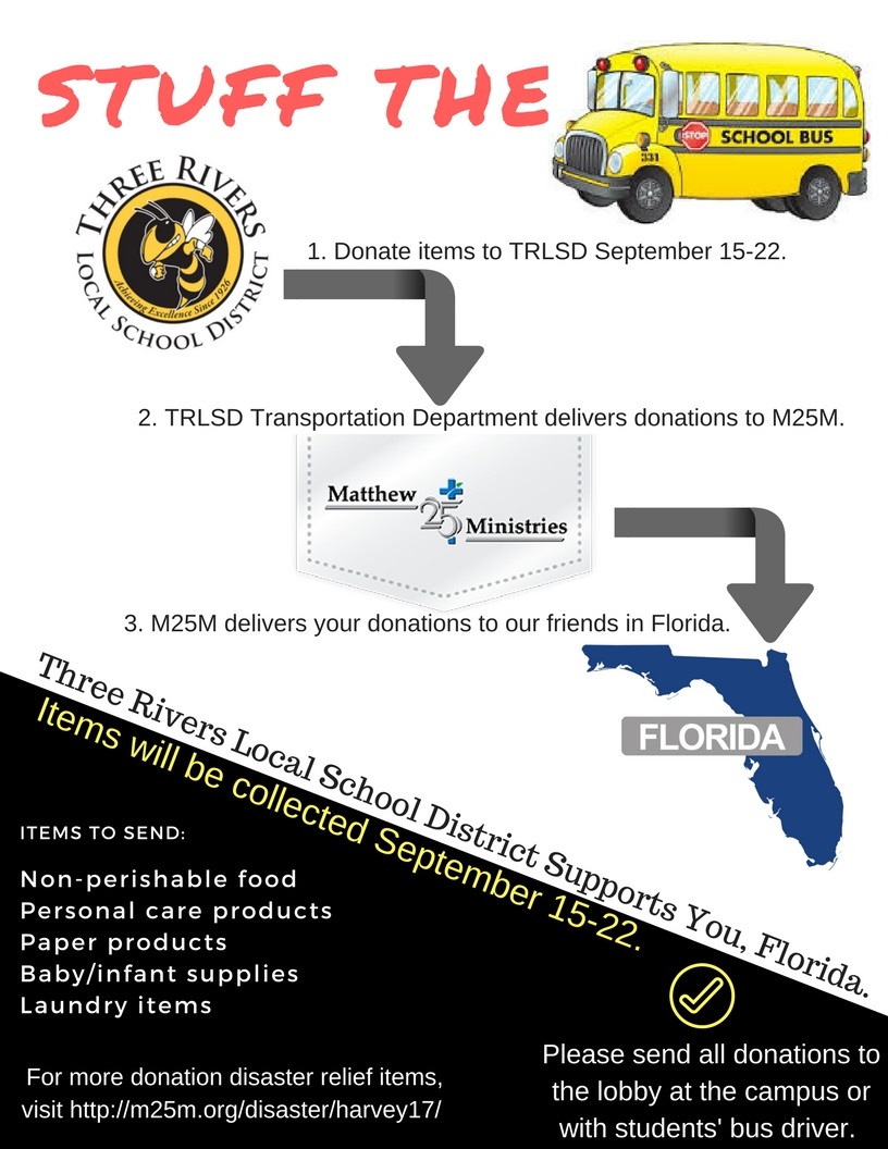 stuff the bus to support florida hurricane 